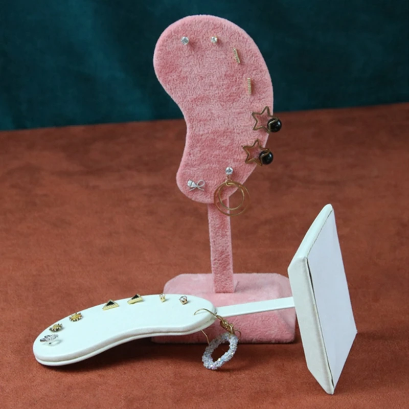 Инс Стиль Серьги Стенд фланелевые сережки стенд дисплей реквизит ушной формы для