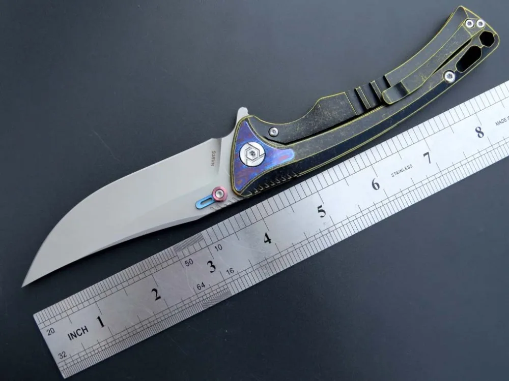 CH-Emperor карманный нож Jack knife S35VN лезвие титановый сплав Ручка Охотничий Тактический нож Фруктовый походный Нож EDC инструменты
