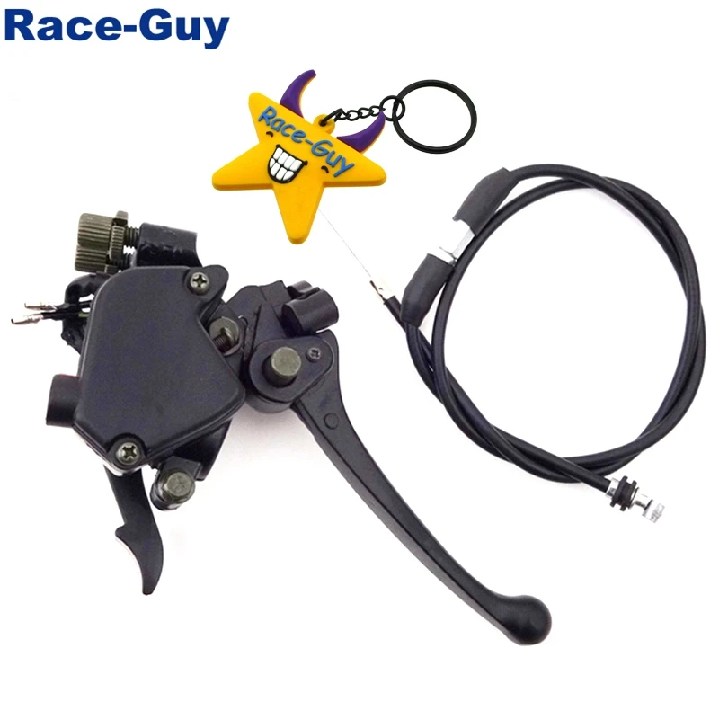 Alloy Thumb Throttle Cable Accelerator Handle Brake Lever Assembly For 50cc 70cc 90cc 110cc 125cc Chinese ATV Quad Kazuma Sunl |