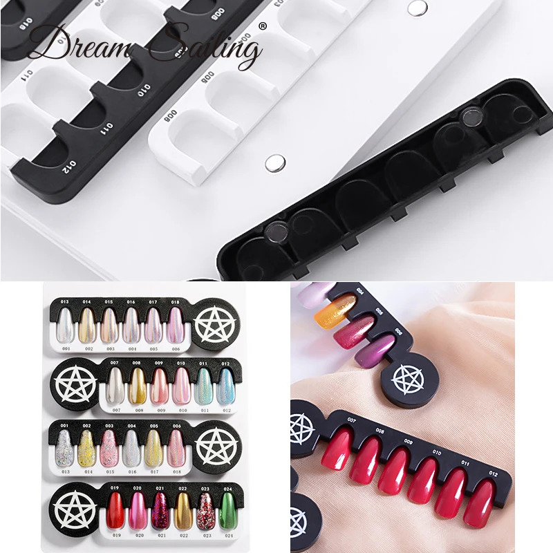 палитра для ногтей накладные ногти Съемный магнит ложная Палитра-дисплей Дизайн