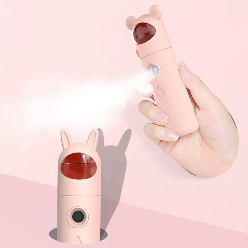 

Nano Fog Sprayer Body Humidifier Facial Steamer Moisturizing Skin Care Mini Facial Spray Beauty Tools Mist Cooling Device