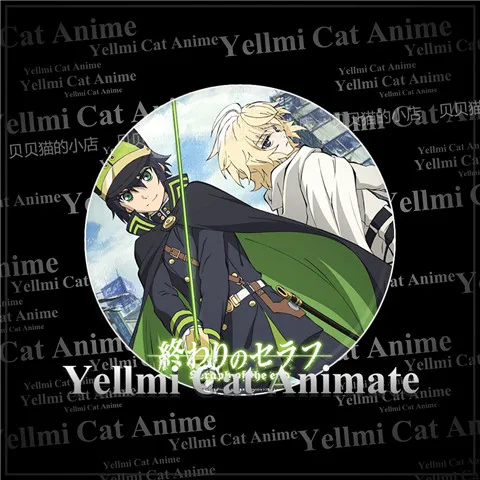 1 шт. 58 мм rouns bdges аниме owari no seraph Yuichiro Hyakuya классная брошь Broszka Broche подарок декор на