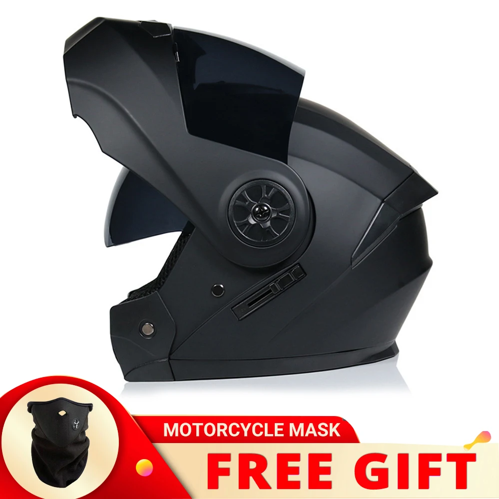 Мотоциклетный модульный откидной шлем BLD унисекс гоночные шлемы на все лицо для