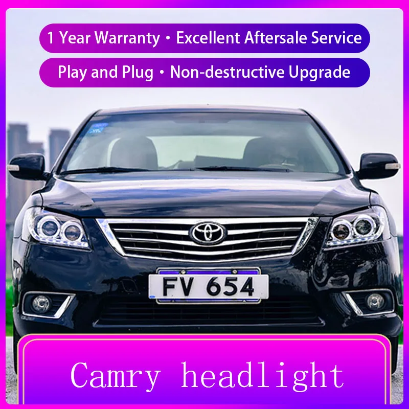 

Moving Turning Signal For TOYOTA Camry 2009-2011 Year LED headlight with be-xenon projector lens front lamp