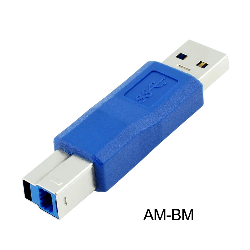 USB 3 0 A Женский к B Мужской конвертер передачи данных принтер коннектор удлинитель