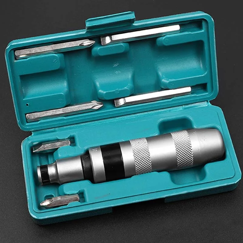

7pcs Multi-purpose Heavy Duty Shock screw Driver Chisel Bits Tools Socket Kit Impact precision Screwdriver Set With Case Flat
