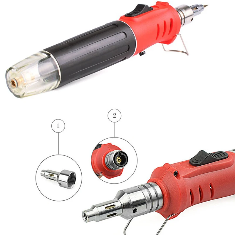 Soldering Iron Professional 10 in 1 Set Butane Gas Welding Torch Kit Tool New | Инструменты