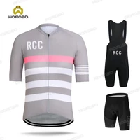 2020 ropa ciclismo rcc cycling clothing men short sleeves jersey set summer team road bike uniform competition sportswear