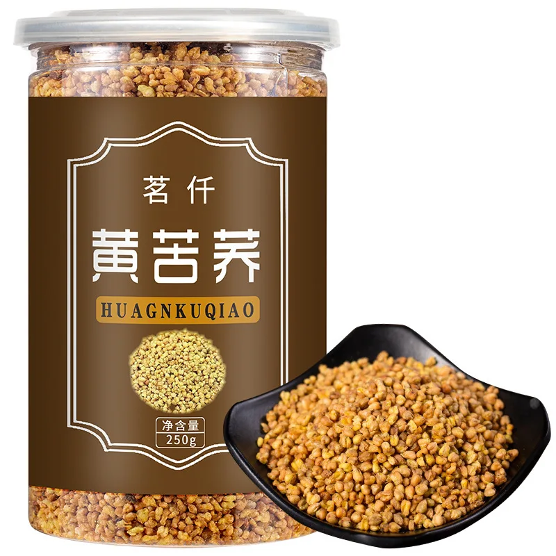 

Yellow tartary buckwheat tea bulk yellow tartary buckwheat herbal tea natural tea gift tea canned 250g
