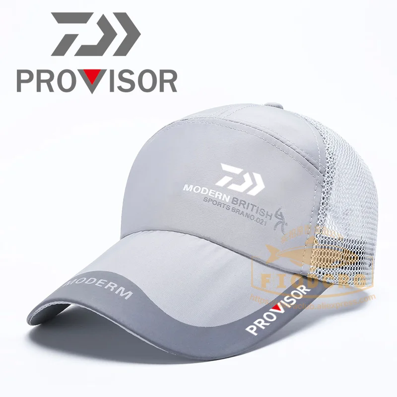 

2021 Daiwa Fishing Sun Cap Fisherman Hat Outdoor Fishing Hat Fisherman Hat UV Protection Sunshade Cap Big Eaves Adjustable Hat