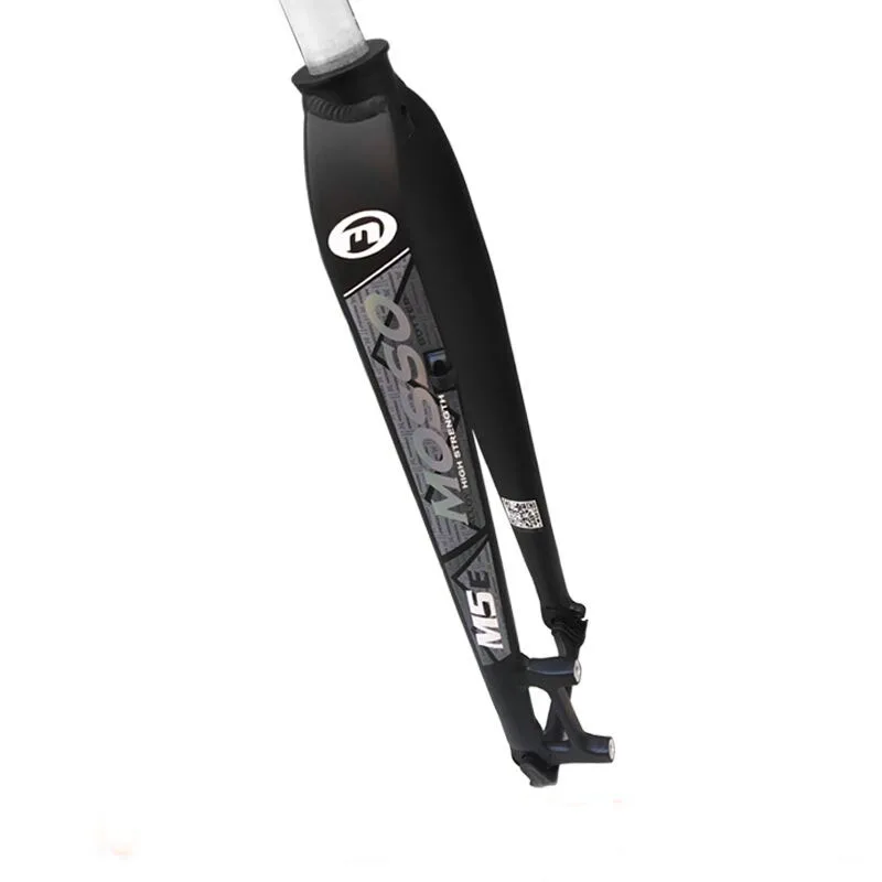 M5E Matte BlackWhite Новая вилка Mosso M5EV MTB Велосипедная вилка 26 27,5 29 вилка для дорожного велосипеда подвесная PK SR SUNTOUR Manitou горячая распродажа - Цвет: M5E Matte BlackWhite