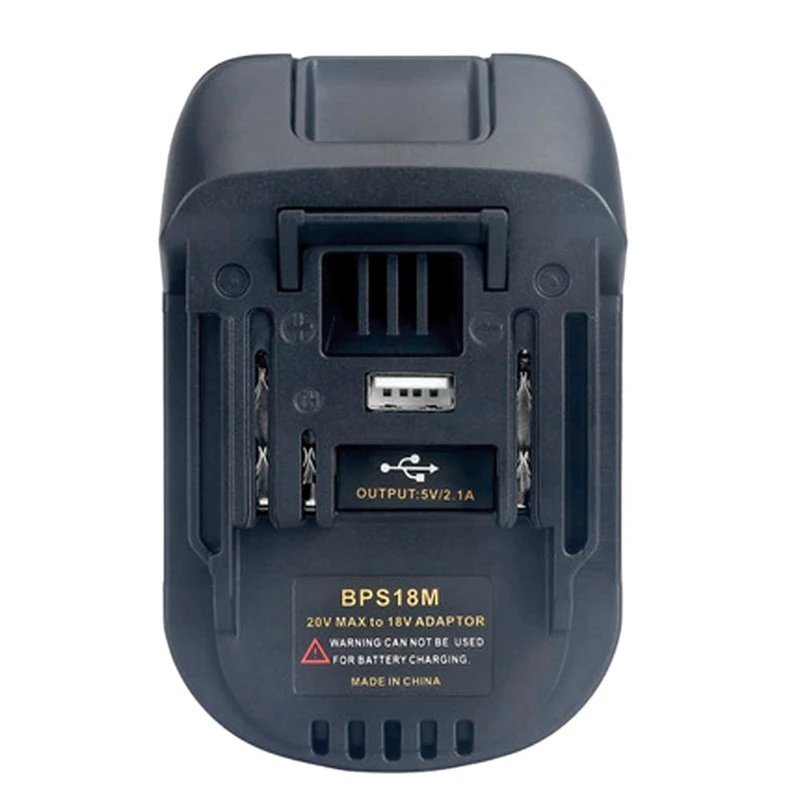 

BPS18M DM18M BS18MT Battery Adapter For Porter Cable 20V Lithium Battery For Makita 18V Tool Bl1830 Bl1840 18V Battery