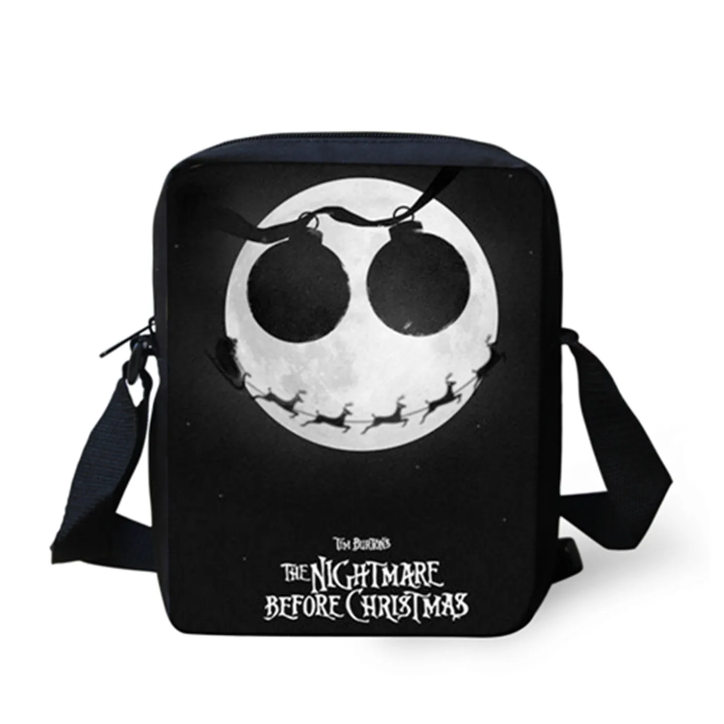 FORUDESIGNS/сумка-мессенджер с принтом Jack Skellington, Кошмар перед Рождеством, сумки через плечо, женская сумка, сумки на плечо, набор - Цвет: LD2093E