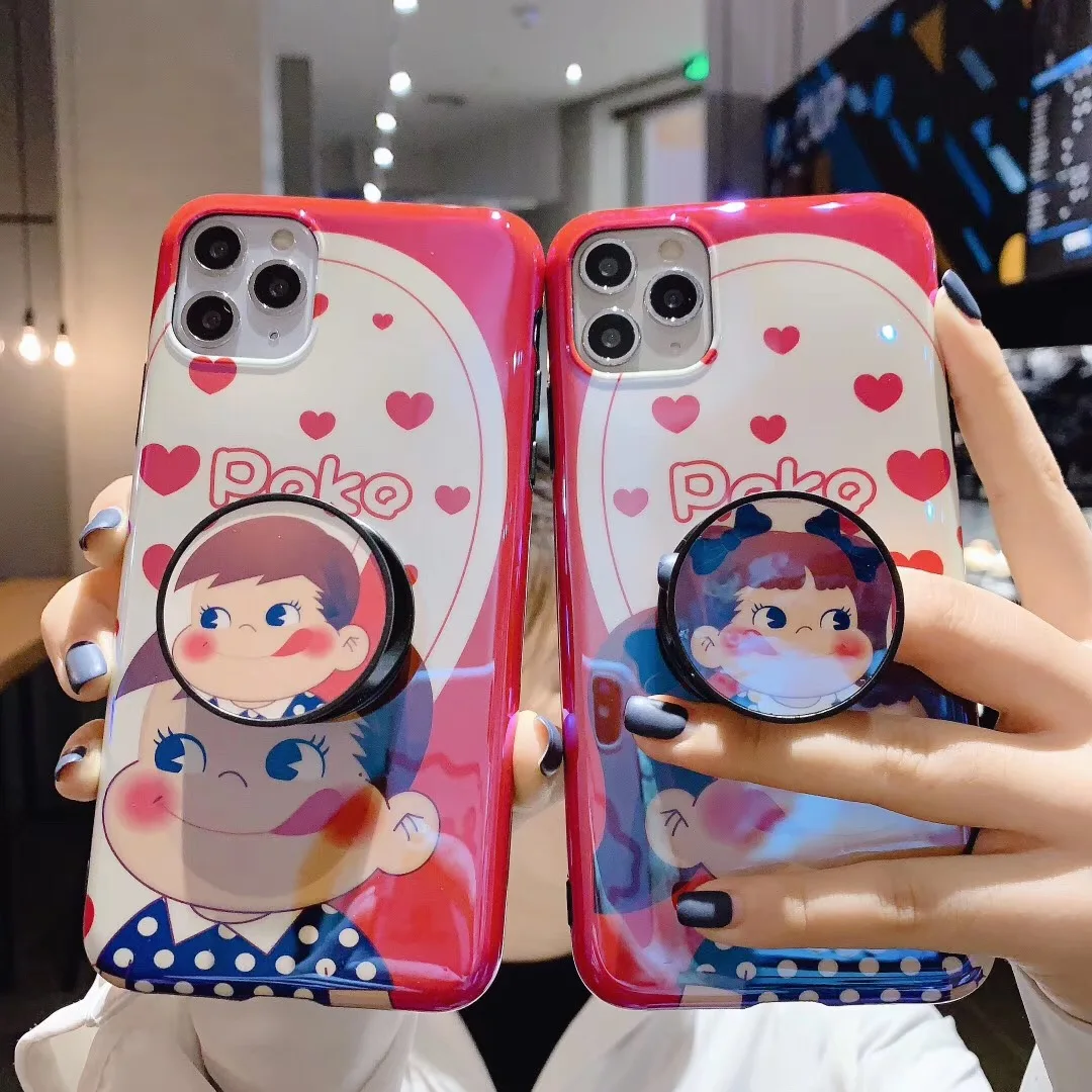 Карамельный ТПУ чехол для телефона Apple IPhone X XS Max Xr 8 7 6 s Plus Япония Аниме Корея INS