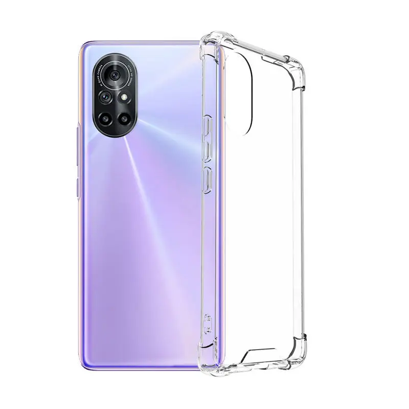 

For Honor 5A Y6ii 7 8 9 10 S X Play3 4T E Shockproof Pro Anti-drop i mobile phone Case lift Transparent Silicone Cover V20 30Max
