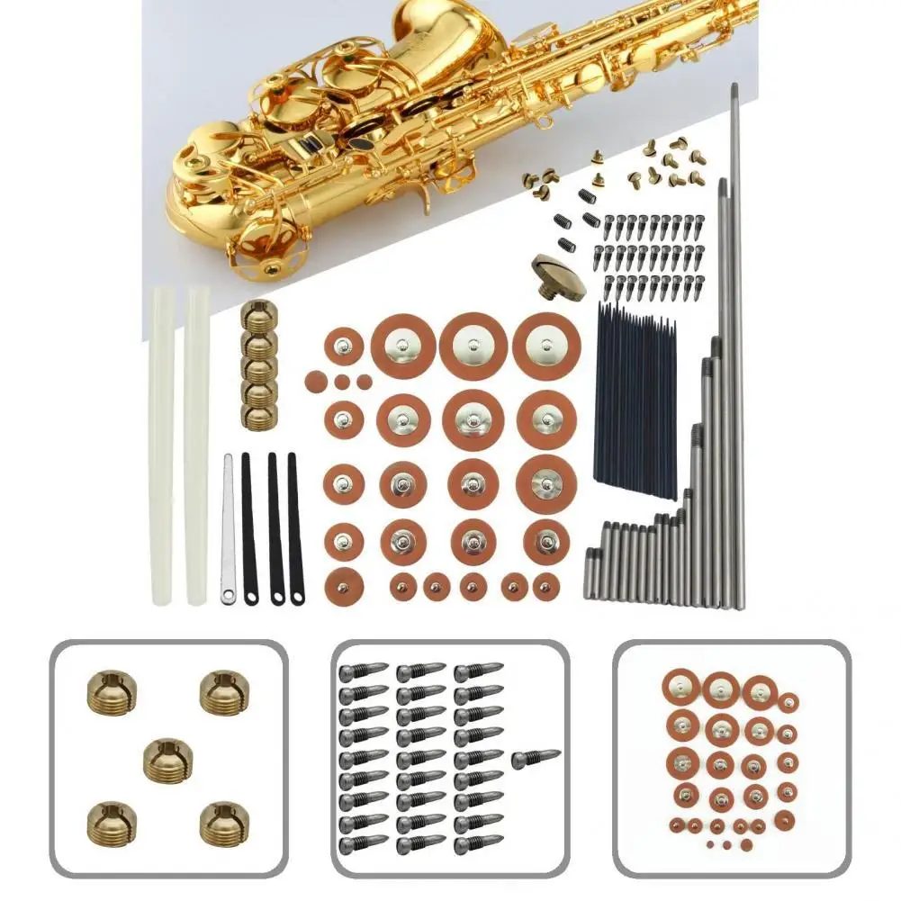 

1 Set Sax Repair Kit Reusable Compact Repair Saxophone Woodwind Instrument Accessories Sax Repair Set for Home Use