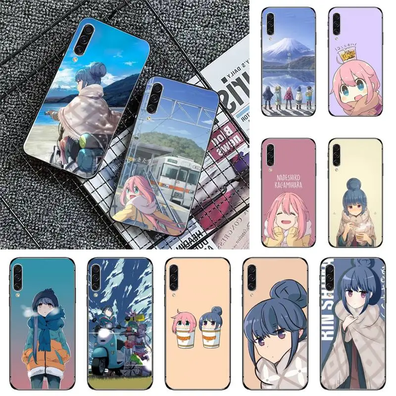 

Yuru Camp Japan anime Phone Case For Samsung galaxy A S note 10 12 20 32 40 50 51 52 70 71 72 21 fe s ultra plus