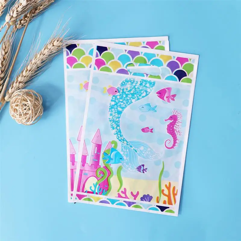 Упаковка из 20 подарочных пакетов милвечерние Мультяшные пластиковые сувениры с