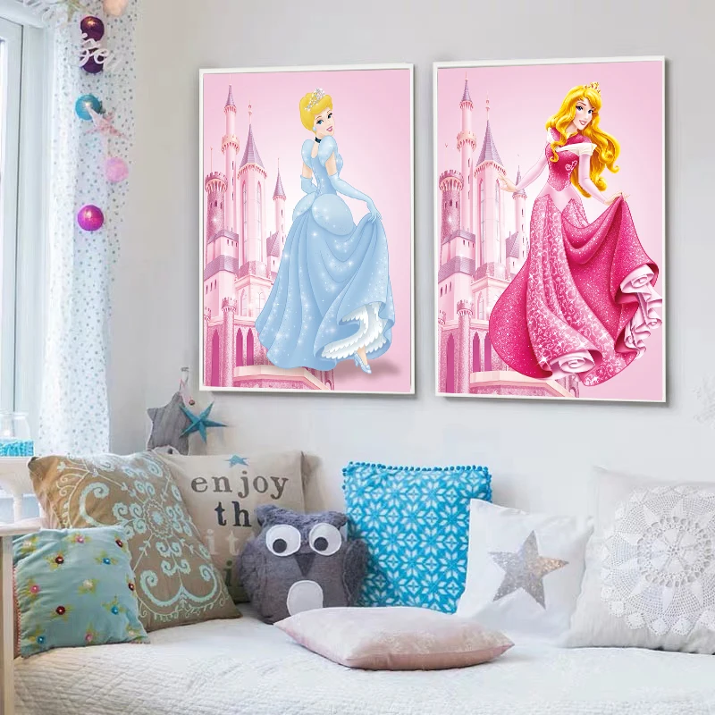 

Cartoon Animation Snow White Full Diamond Embroidery Diamond Painting DIY Diamond Mosaic Cross Stitch Kits for Home Decoration