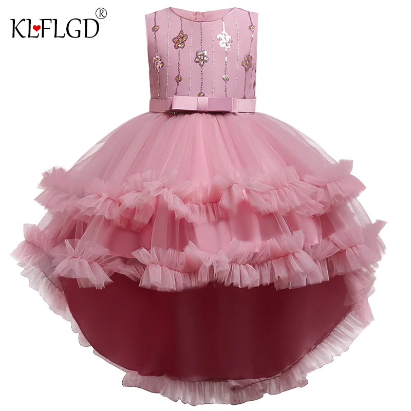 

Новое жаккардовое платье с лепестками для девочек на выпускной