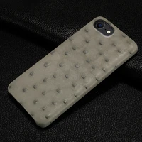 100 natural ostrich skin phone case for iphone se 2020 13 pro max 12 mini 12 11 pro max x xs max xr 6s 7 8 plus se luxury cover