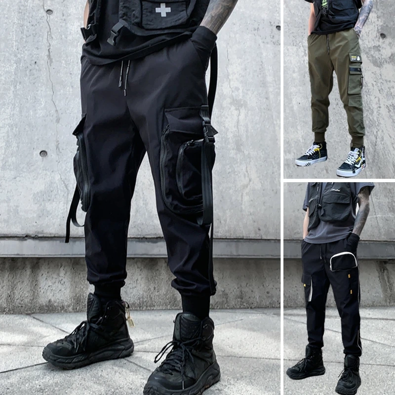 2021 Spring Autumn New Style Men's Fashion Solid Color Cargo Pants Men Casual Sport Trousers | Мужская одежда