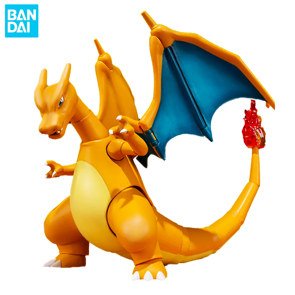 

Оригинальные фигурки героев аниме Bandai Pokemon S.H.F Charizard, коллекционные игрушки, подарки для детей