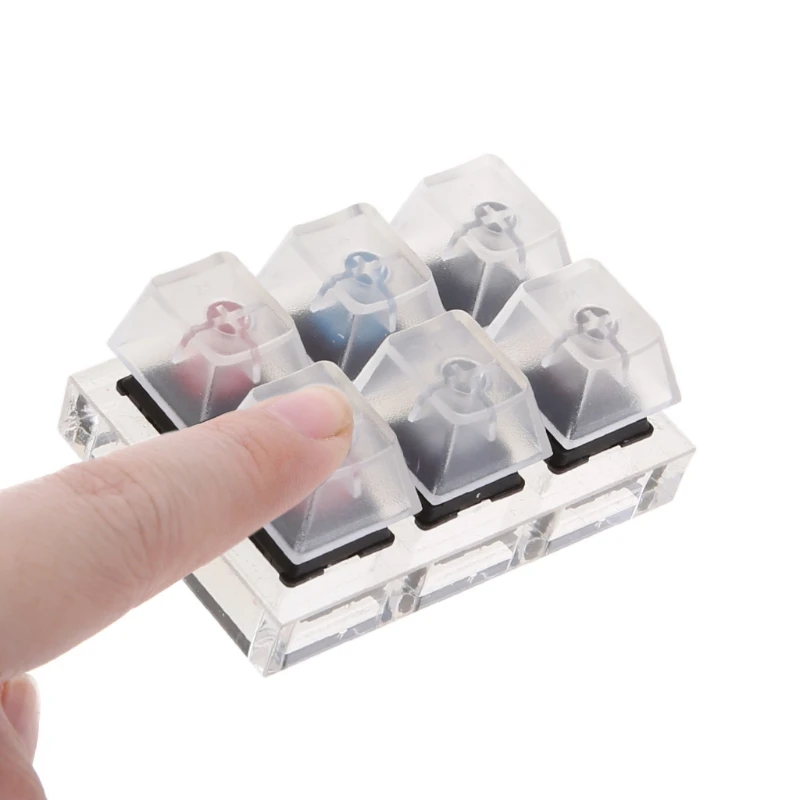 Новинка 6 клавишных колпачков переключатель клавиатуры тестер механическая