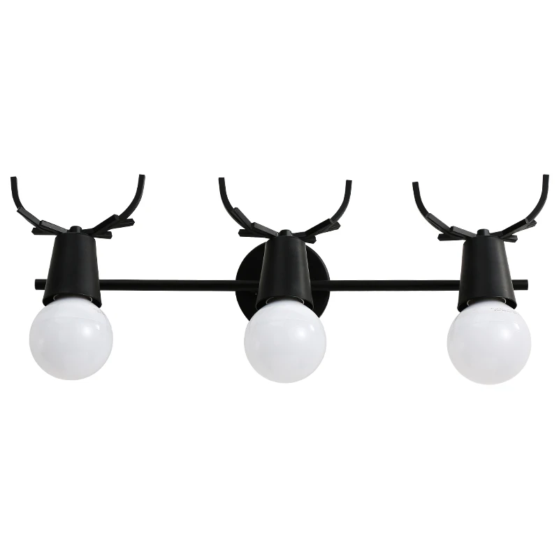 

Wall lamp bedside lamp bedroom room lamp background wall lamp corridor lamp northern Europe simple mirror front lamp