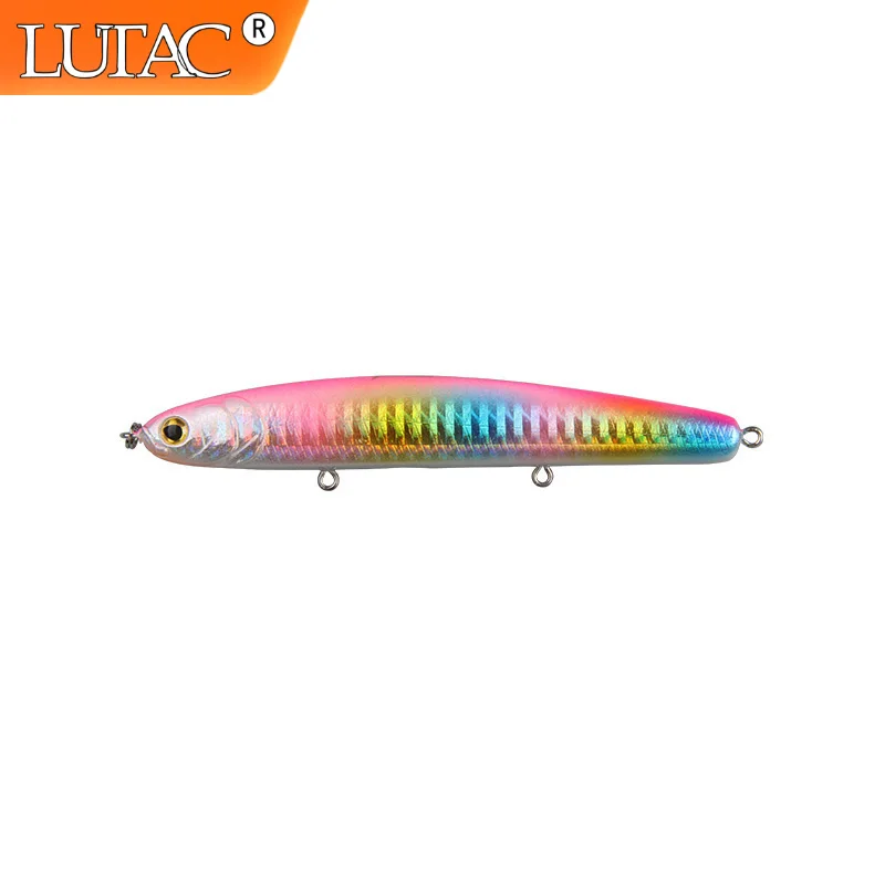 

Lutac Pencil Fishing Lures Wobblers Pesca Sinking Hard Artificial Stickbaits Laser Tackle Treble Hooks