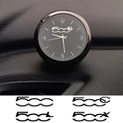 Автомобильный орнамент, автомобильные часы, кварцевые часы для Fiat 500 500 L 500 S 500X500 C 500 E 500L 500 S 500X 500C 500E, автомобильные аксессуары