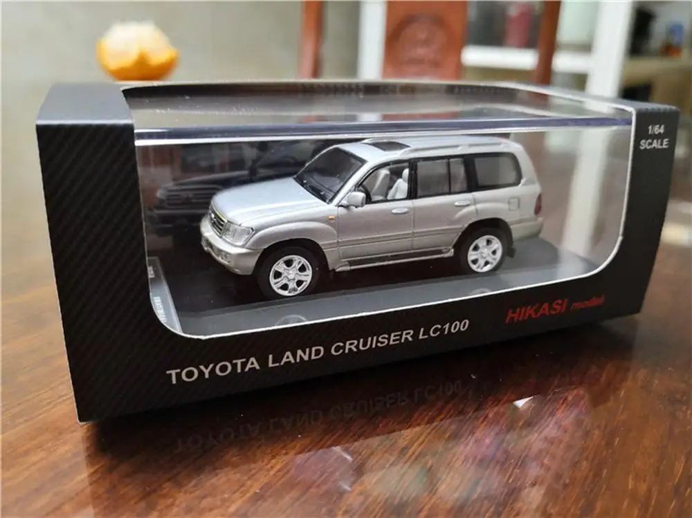 1/64 Scale Toyota Land Cruiser LC100 Silver DieCast Car Model Collection HIKASI | Игрушки и хобби