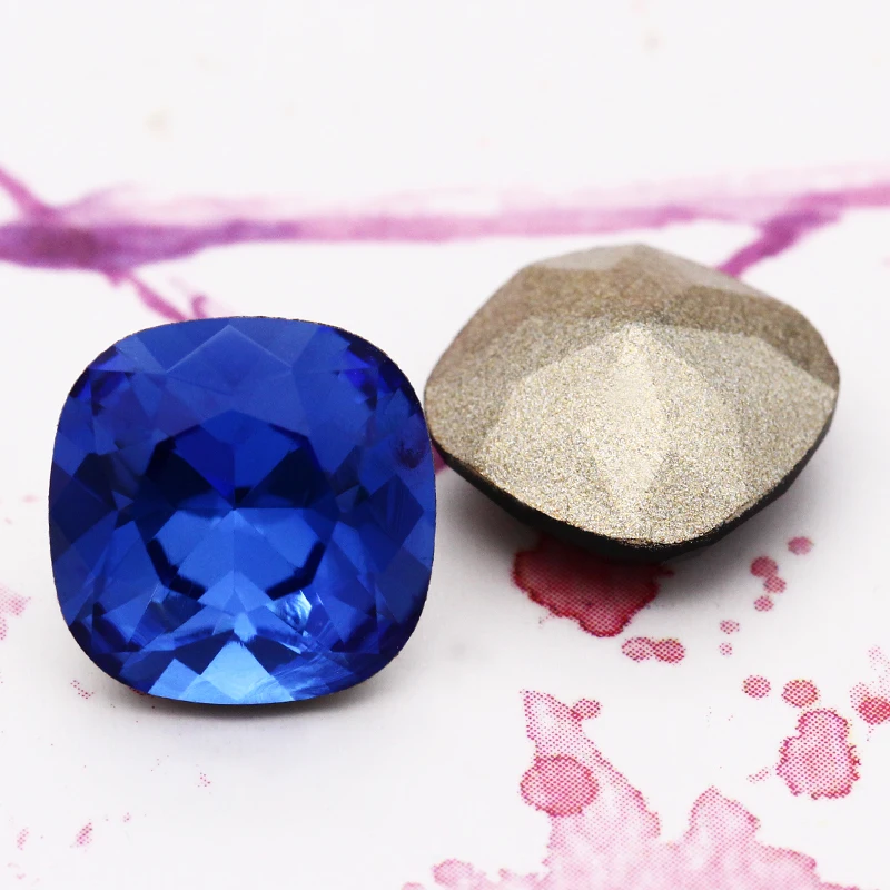 XIAOPU мерцающий толстый квадрат K9 яркие цвета Свободные Стразы стразы со стразами