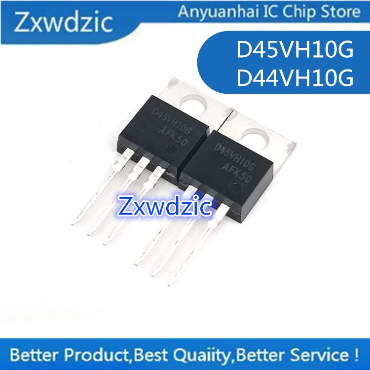 

10sets 100% New Imported Original D45VH10G D44VH10G TO-220 Power Crystal Matching Tube (1 pairs)