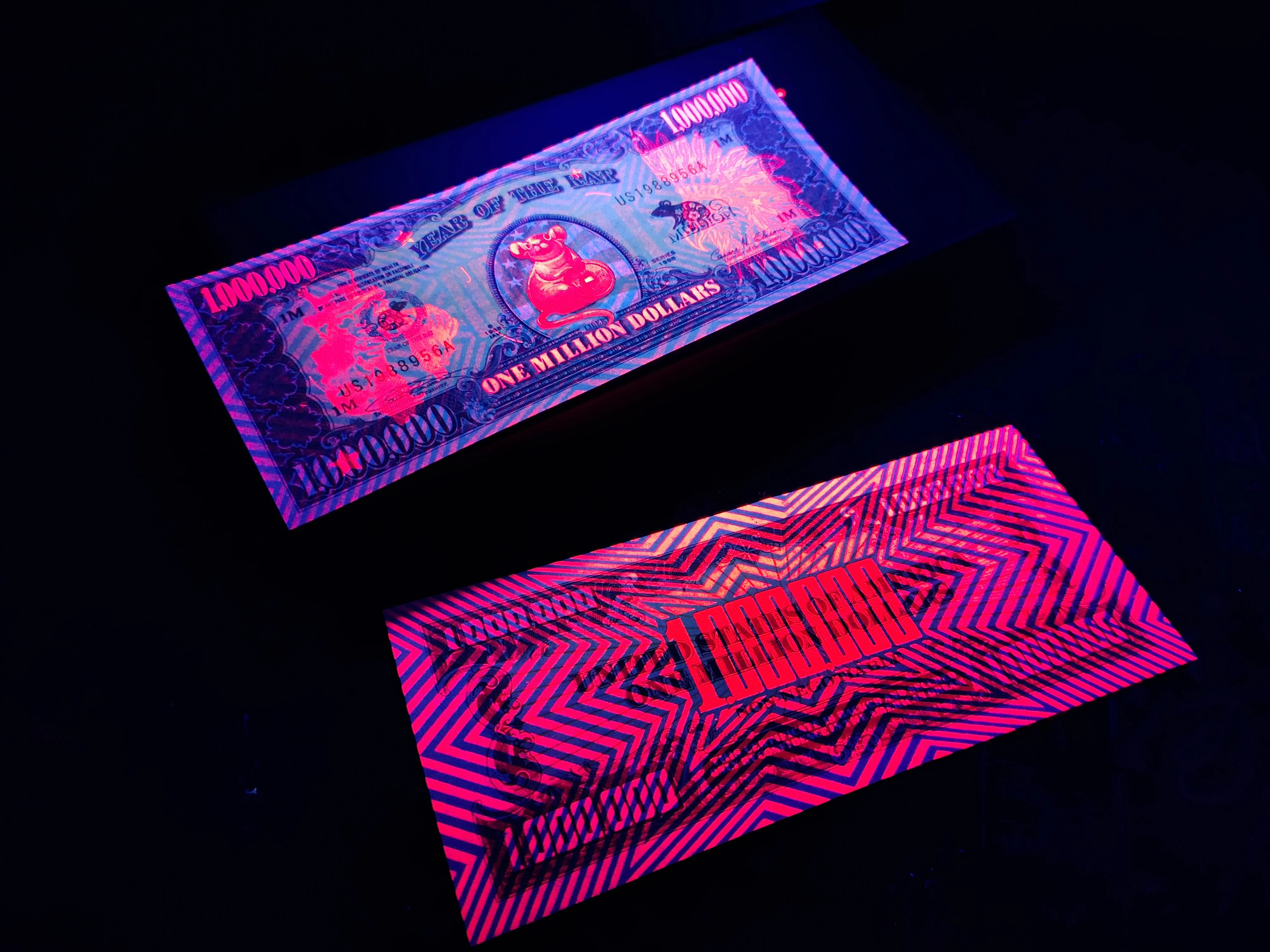 2020 год мыши один миллион долларов поддельные деньги не валютные бумажные