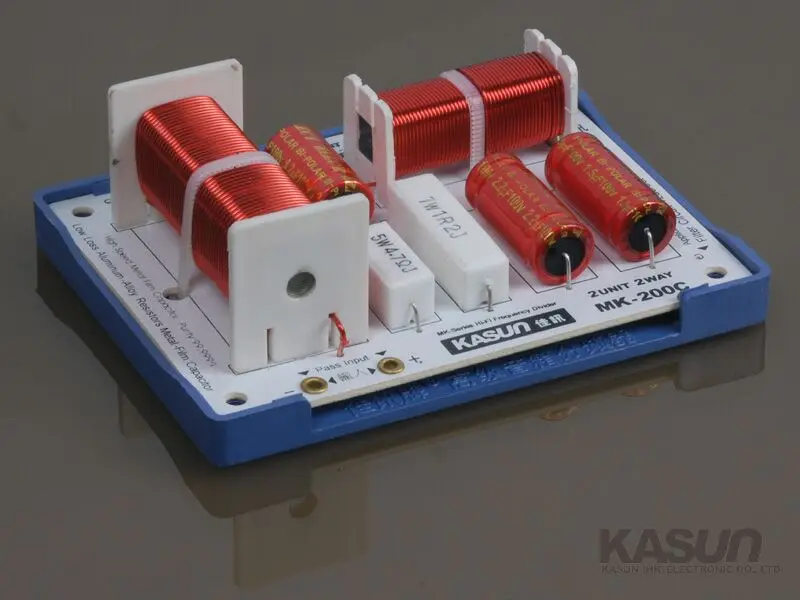 Фото 2 шт. KASUN MK-200C 2-полосный 2 блока 160 Вт Hi-Fi аудио динамик делитель частоты кроссоверный фильтр №3