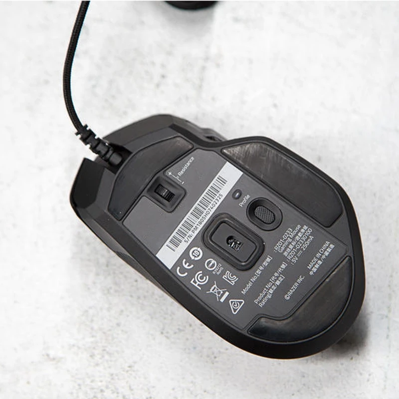 

C5AB 1 Set Curve Edge Mouse Feet Mouse Skates Gildes for razer Basilisk Wired Mouse