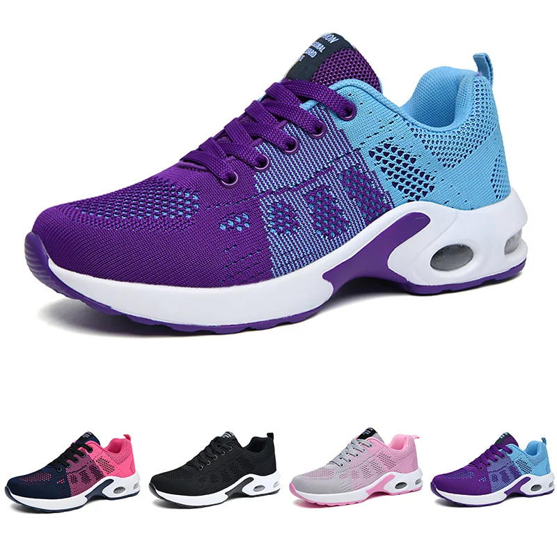 Large Size Women's Casual Sneaker Air Cushion Platforms Sport Sneakers Woman Tennis Shoes Comfort Flat Shoes Women Brand Shoe