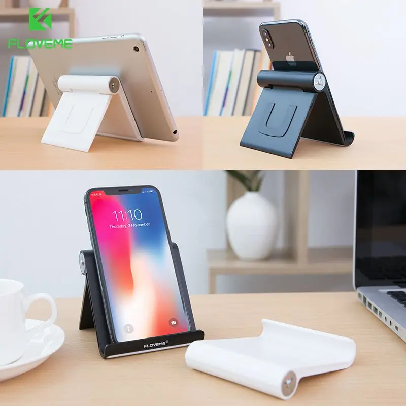 FLOVEME держатель для мобильного телефона Подставка iPhone XR 8 7 Складная подставка samsung