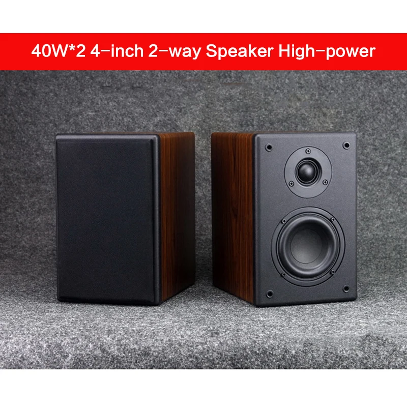 

80W 4-inch High-power 2-way Speaker 5.1 Passive Bookshelf Speakers Home Theater Front High and Bass Audio HiFi Fever Speakers