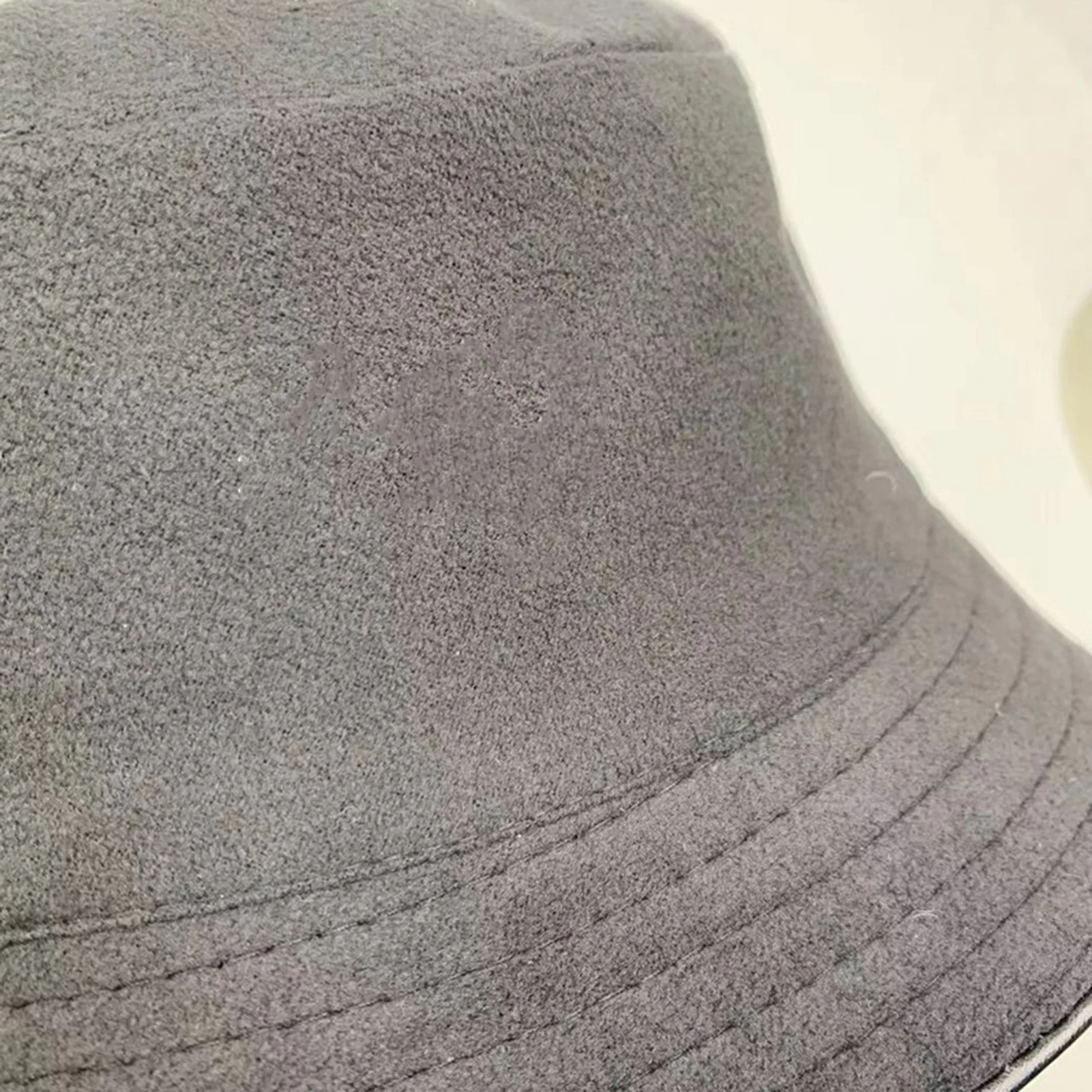 

Women Winter Faux Leather Solid Colored Sun Protection Bucket Hat Fisherman Cap