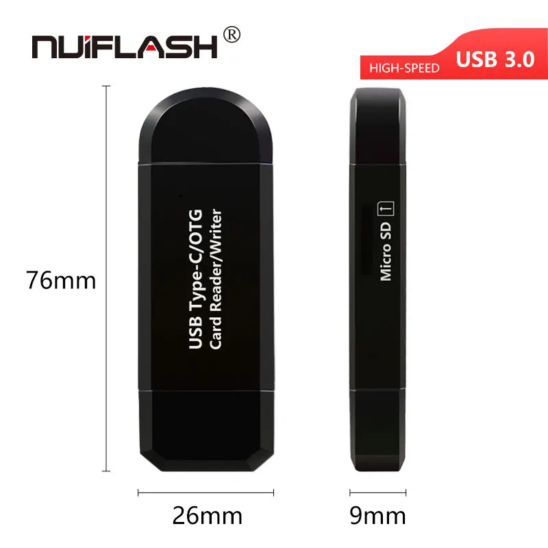 

USB 3,0 OTG Type C Micro SD/TF