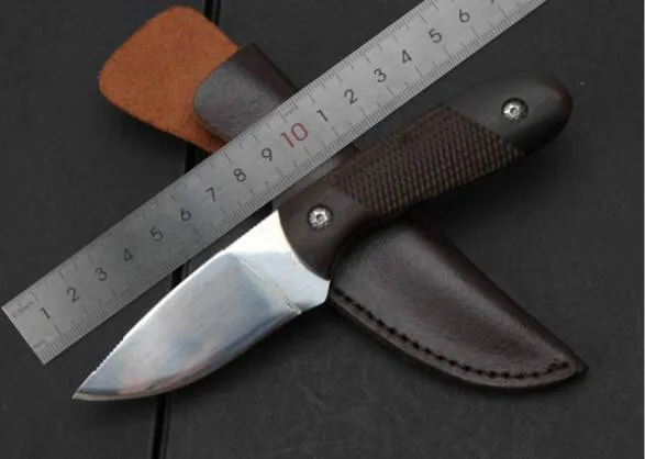 Нож прямой Colt 8CR13Mov Мультитул из черного дерева с фиксированным клинком для
