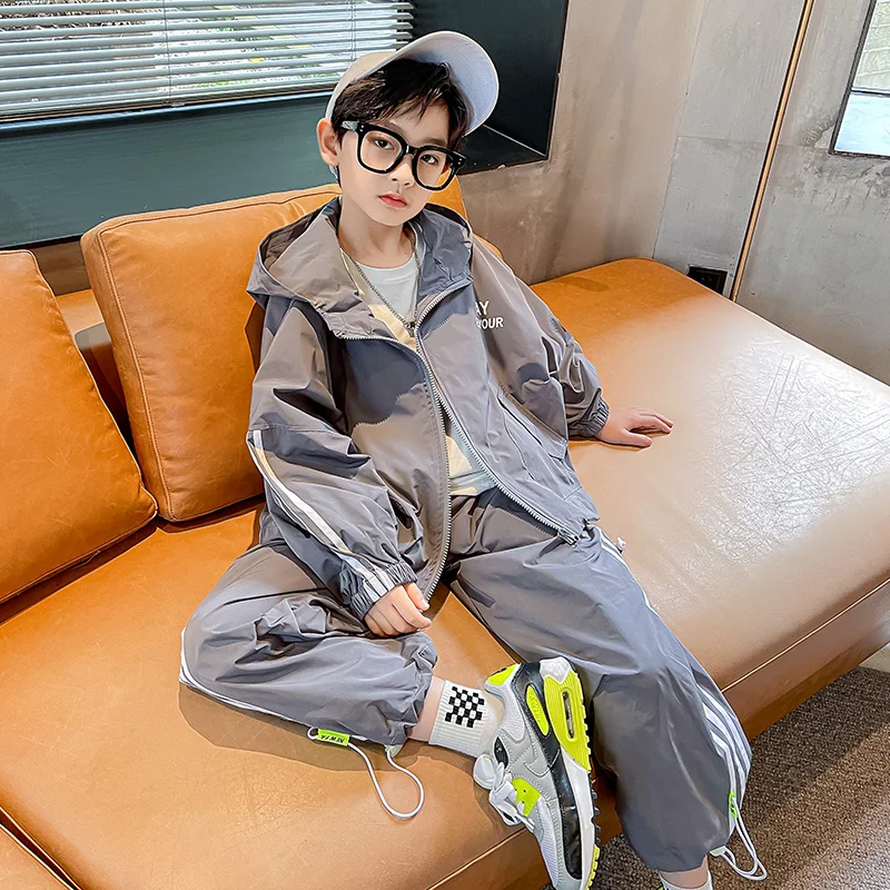 

Boy sets new Clothing sets big boy's short Long sleeve two-piece Children's clothing Clothes for teenagers for children