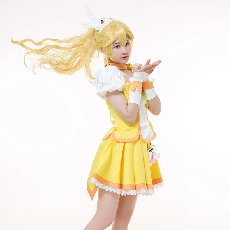 Новый Аниме Pretty Cure cos Kise Yayoi Косплей милая девушка трансформирует платье лечение