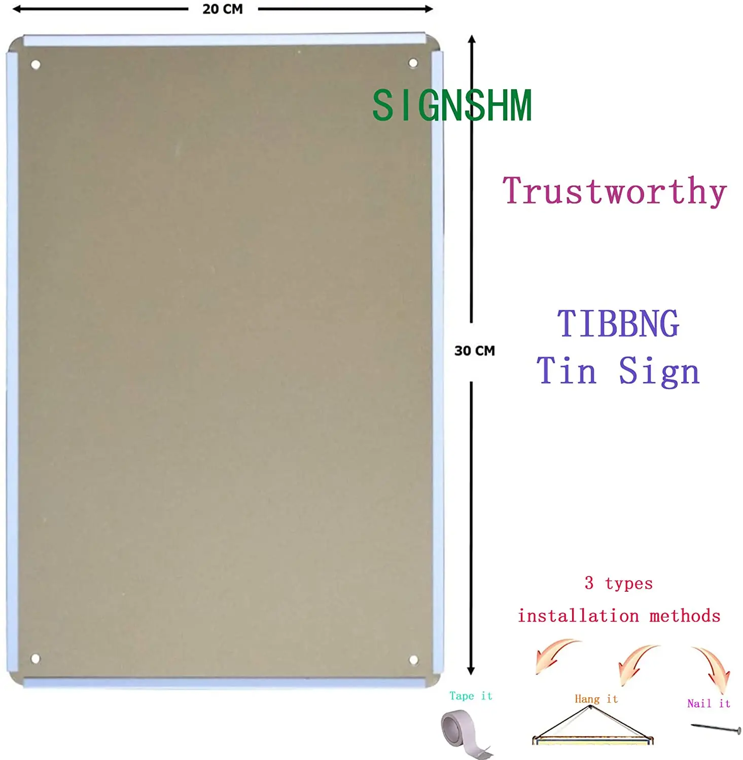 

Standard Sinclair Thick Tinplate Retro Metal Tin Sign Plaque Poster Wall Decor Art Shabby Chic Gift