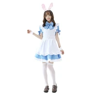 brdwn is the order a rabbit go chuumon wa usagi desuka womens kafuu chino alice rabbit cosplay costume apron dress