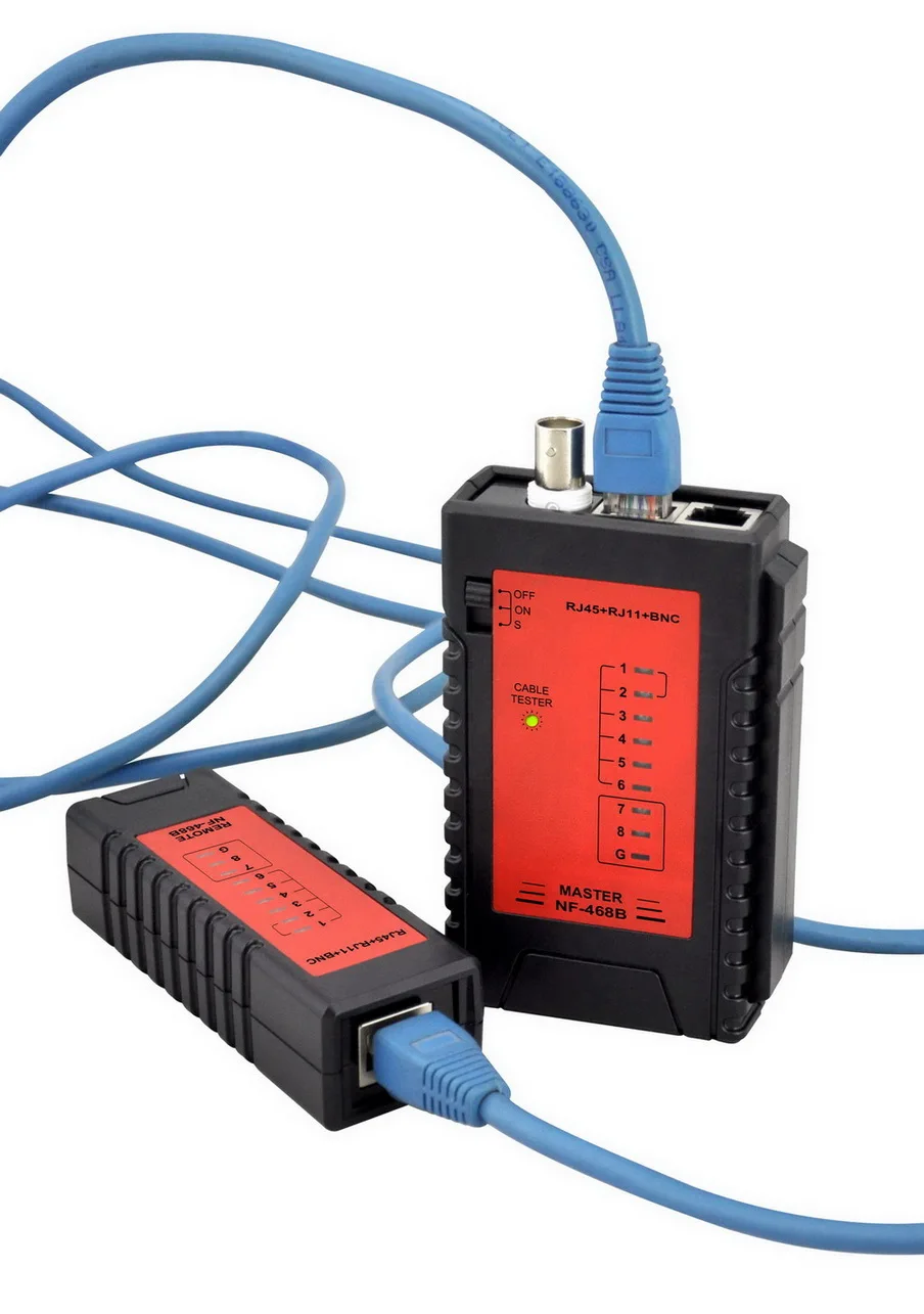 NOYAFA NF 468B LAN Сетевой кабель тестер RJ11 RJ12 RJ45 Cat5 BNC коаксиальный может быть