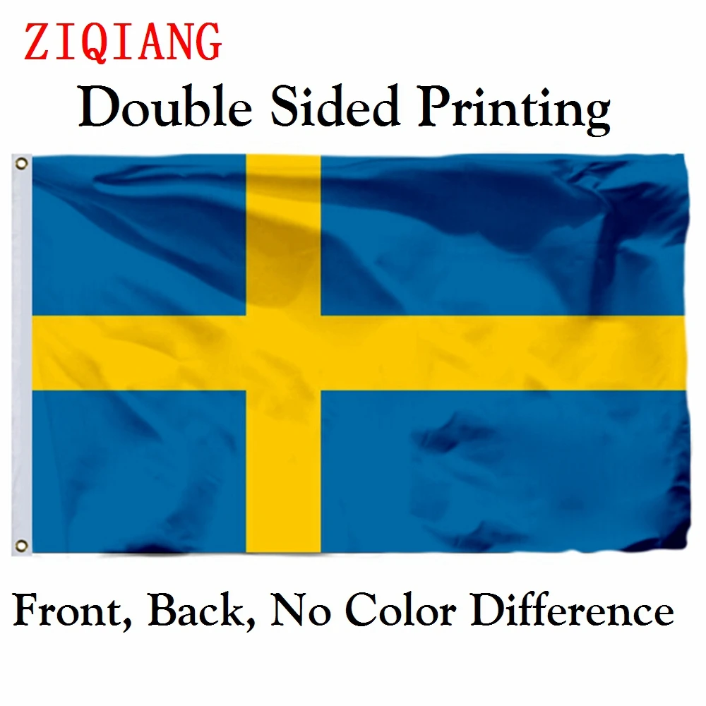 

Sweden 1906 Flag 3x5ft Polyester Flying Size 90x150cm Custom High Quality Double Sided Printing Banner