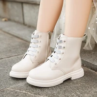 boots for girls children casual shoes 2021 autumn fashion martin boot boys winter leather anti slip short ankle booties 3 12y